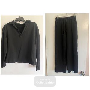 Black Casual Lounge Set- Size M